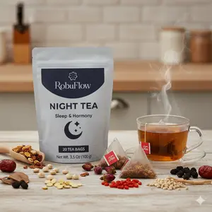 Robuflow, Night Tea,Sleep & Harmony, 20 tea bags by Robutop Beverage