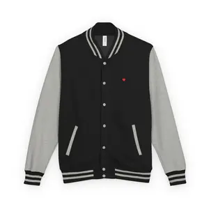 Heavyweight letterman jacket