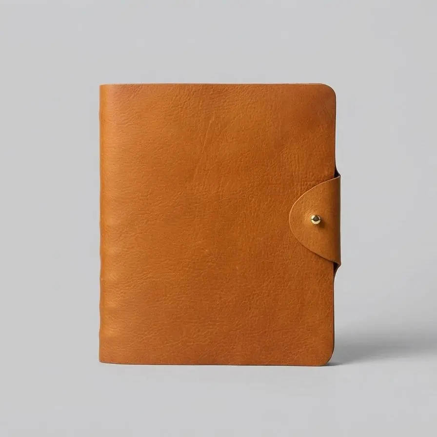 Cour Luxury Leather Planner Journal Cover Customizable 9 Discbound Large Desk Agenda ADHD Entrepreneur
