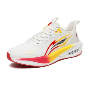 Men Arch Support Shock-Relief Comfortable Lightweight Breathable Running Sneakers Lace Up Casual Dress Multifunctional Shoes