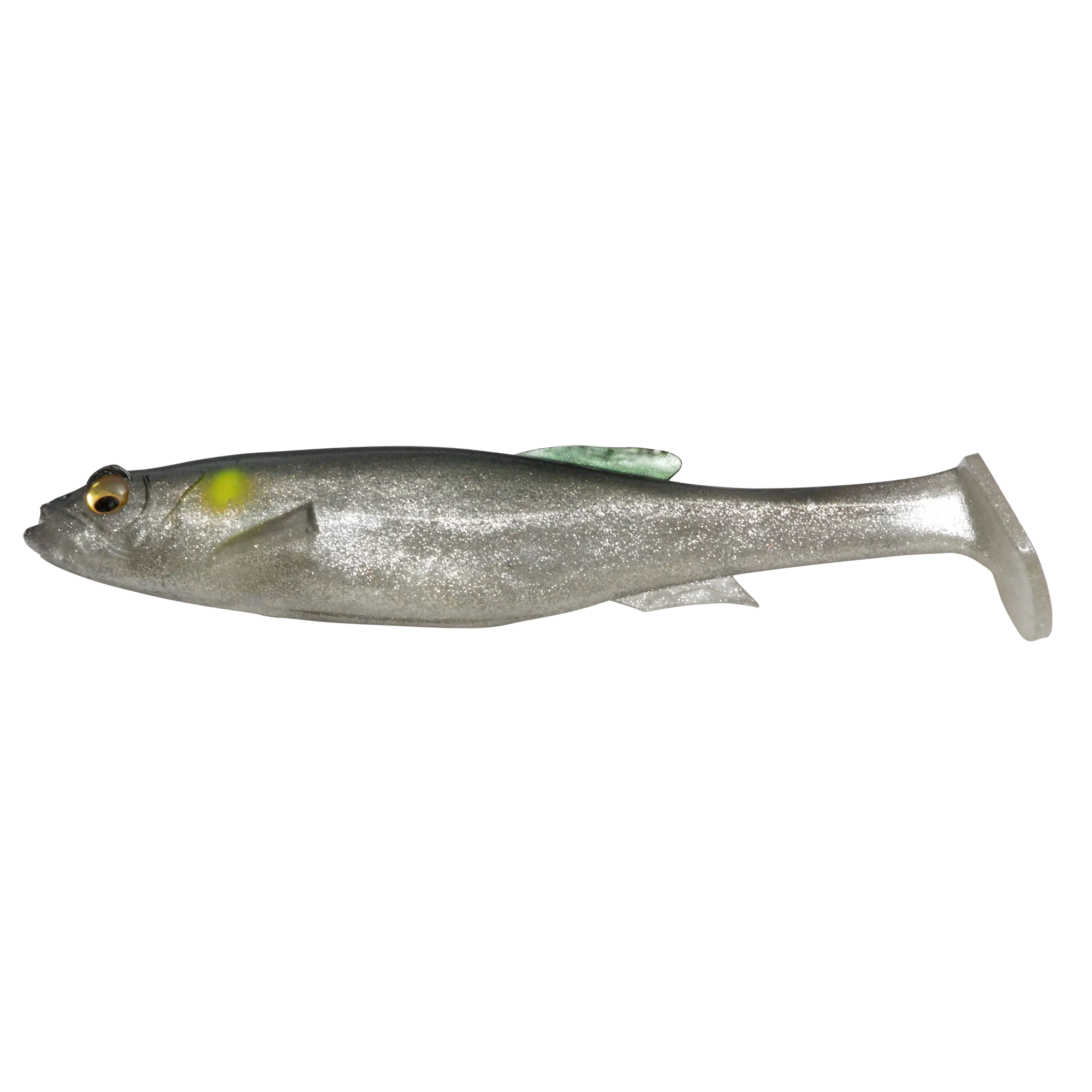 Megabass Magdraft Paddle Tail Swimbait - 10 in Artificial Fishing Lure for Fishing Activities, Neodymium Magnets, Soft Plastic, Magnetic Disc, 6 1/8 Oz, 10 Inches