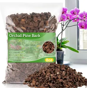 Orchid Bark Planting Soil 8OZ Orchid Potting Mix Horticultural Cypress Mulch Horticulture Dryad Pine Bark Natural Wood Chips
