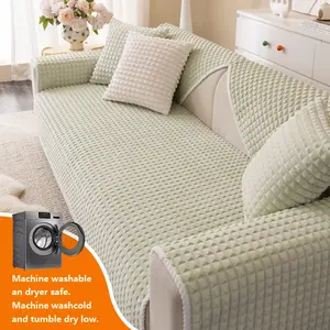 1pc Sofa Cover Pet-Friendly , Multiple Colors Available, Non-Slip Furniture Protector, Casual Style, All Seasons Use, Sofa Couch Covers