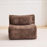 Chocolate - Single Sofa (34.3")