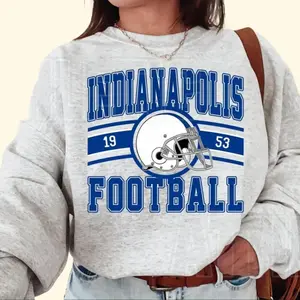 INDIANAPOLIS FOOTBALL Crewneck Sweatshirt, Collt. sSS Sweatshirt, Coltt.sSS Fans Shirt, Retro 1953 Football Sweatshirt, Classic Game Day Sweatshirt, Indianapolis Team Fan Gear v1