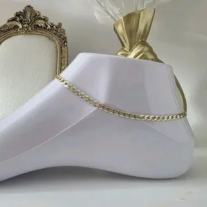 Valdiviajewelry #1082 High-quality 14k gold-plated anklet