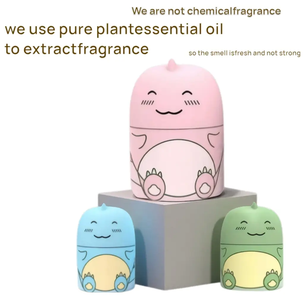 [Buy one get three]Toilet Bowl Cleaner Bottle, Cute Dinosaur-Shaped Bathroom Toilet Tank Cleaner with Ocean, Jasmine, and Peach Scent