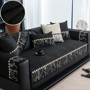 1PC Chenier Sofa Cushion Cover Is Fashionable Easy To Use With Textured Anti Slip Cat Scratch Resistance Suitable For All Seasons Suitable For 1 To 4 People Sofa Is The Perfect Choice For Home Decoration