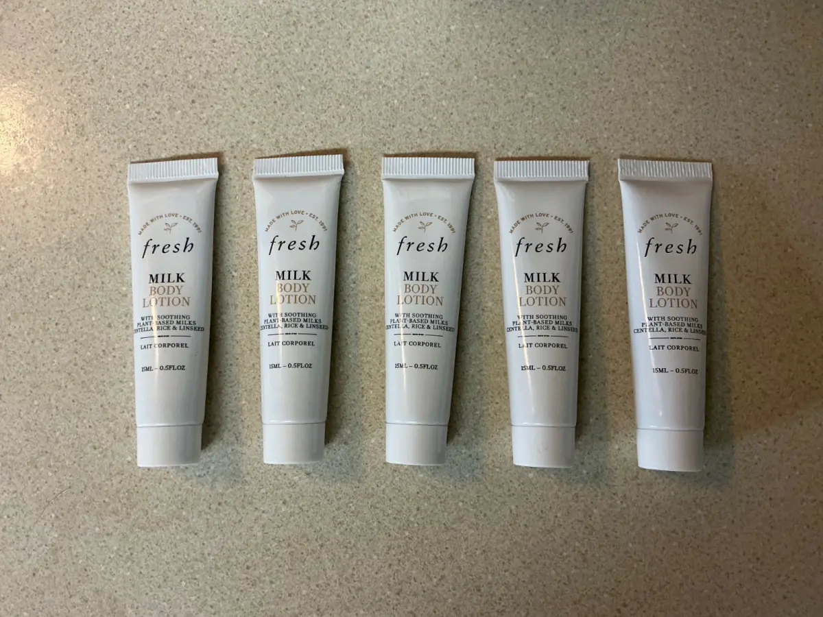 Fresh, Body Milk Lotion, 0.5oz/15ml Lot of 5