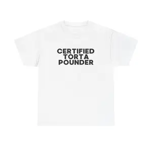 Certified Torta Pounder T-Shirt Cotton Fabric