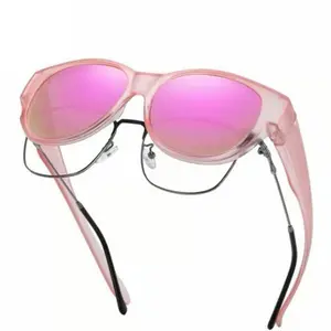 Polarised Fit Over Sunglasses for Women, Protection, Trendy Frame, Ideal for Daily Wear & Driving
