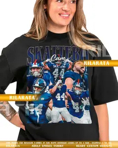 Cam Skattebo Vintage T-Shirt Gift for Women and Man Shirt Unisex Tee Sport Shirt
