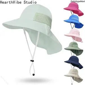 2026 New UV-Protective, Breathable Mesh Material Fisherman Cap with Adjustable Strap for Outdoor Use
