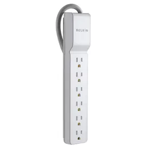 Belkin 6-Outlet Surge Protector Rotating Plug, 8 ft. Cord