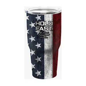 Kerusso 30 oz Dual Wall Tumbler - Flag