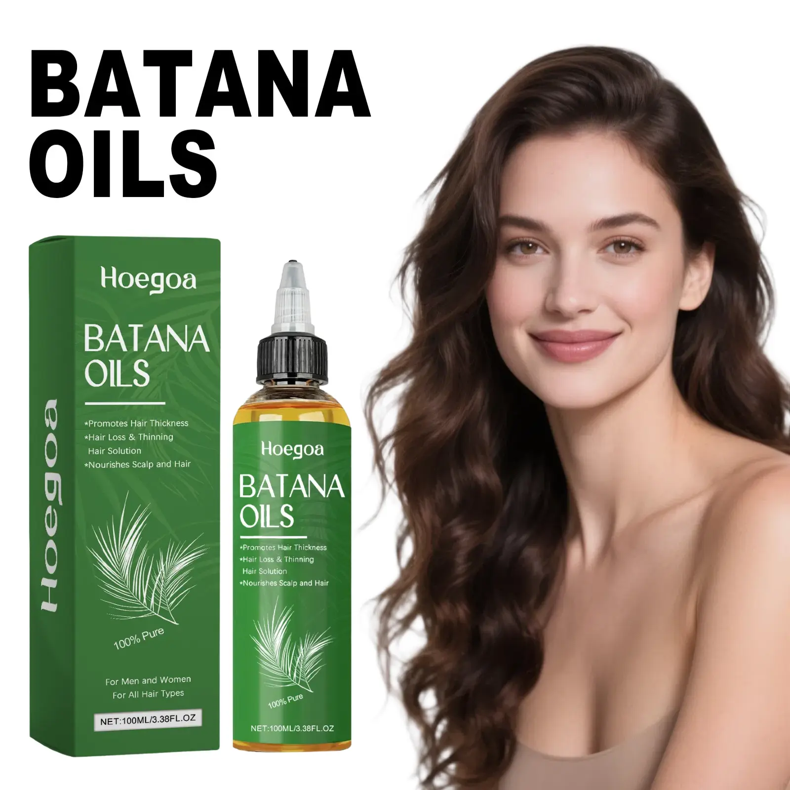 Batana Oil | Pure Batana Hair Growth Oil | Organic Rosemary Essential Oil  Hair Blend |