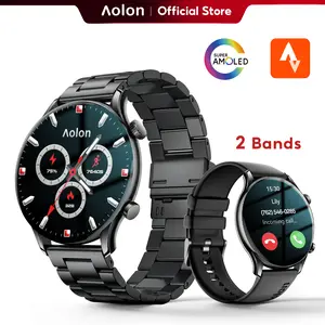 【Ultra-slim】Aolon GTR3 Smartwatch - 1.43" AMOLED HD Display, AOD, Heart Rate Monitoring, 110+ Sports Modes, Waterproof, 120-Hour Battery, iOS & Android Compatible, USB Rechargeable, for Women & Men #SummerVibes #fathers day gift