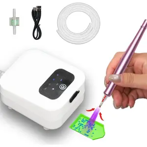 Electric  Painting Pen No Wax Needed, Vacuum  Art Pen Kits for Adults Cordless Quiet 1500mAh Rechargeable   Art Accessories and Tools