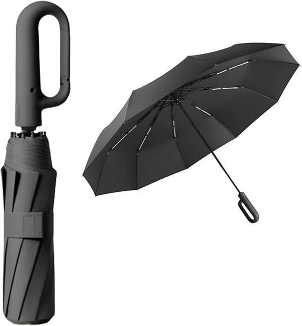 2026 Automatic Folding Umbrella, Windproof & Waterproof Portable Rain Umbrella for Men & Women