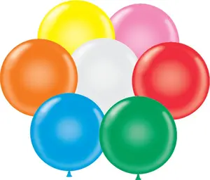17" TUFTEX Assorted Color Balloons 50CT BAG #17002