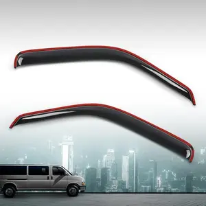 Fit For 1996-2025 Chevy Express/GMC Savana Van Rain Guards Window Vent Visors