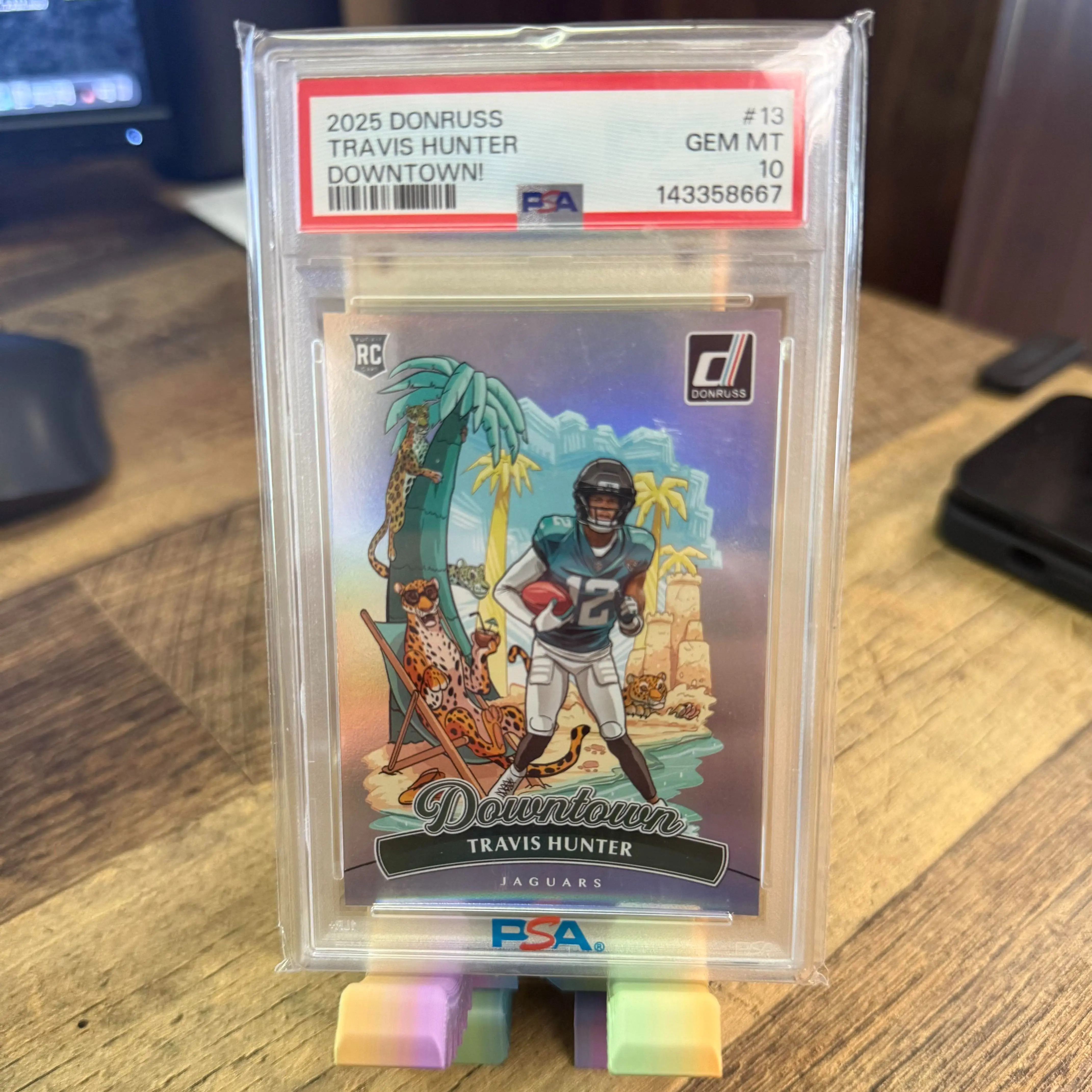 2025 Donruss Travis Hunter Downtown Rookie Card PSA 10 Gem Mint RC