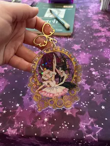 Princess Tutu and Kraehe Keychain