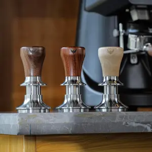 Espresso Tamper 51mm 54mm and 58mm Calibrated Auto-Leveling and Spring Loaded Design Stainless Steel Coffee Tamper with Gift Box