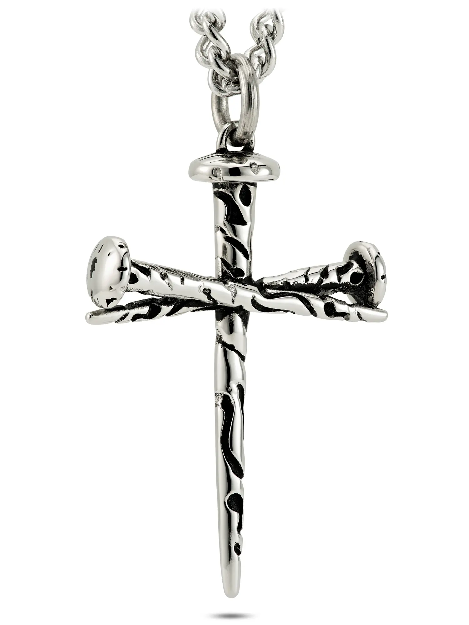 Shields of Strength Men's Nail Cross Necklace | John 19:30