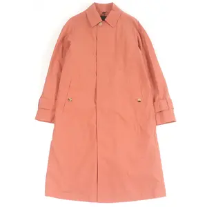 Pre-owned BURBERRY Cotton Small Leather Goods Prorsum Wool Coat