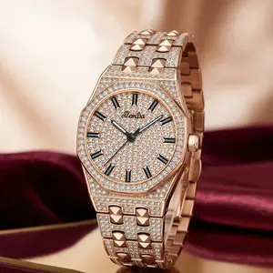 Women's Elegant Round Dial Analog Quartz Watch, Fashionable Luminous Watch for Party, Daily Clothing Decor, Trendy All-match & Exquisite Waterproof Watch for Birthday Gift with Box, Fashionable Watches, Stainless Steel Watch 3113