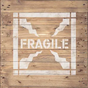 Fragile Shipping Stencil - Shipping Stencils - Industrial Stencils