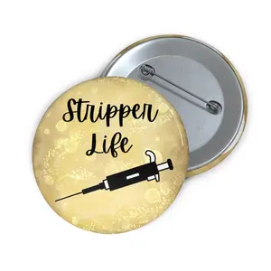 Science Pun Pin Button, Laboratory Technician, Embryologist Pins, Funny Joke, Stripper Life, Stripper Pipet, Funny