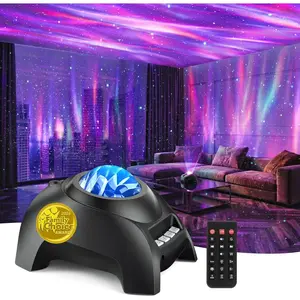 Northern Galaxy Light  Projector,  Projector with 33 Light Effects,  Nebula LED Lamp for Bedroom with Remote Control, White Noise, /Adults Room Decor,  Speaker for Parties