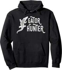 Gator Hunter Reptile Alligator Hunting Pullover Hoodie
