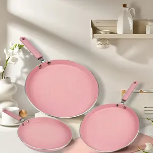 Non-Stick Breakfast Pot, Omelette Pan, Multi-Color Kitchen Cookware, Ideal for Making Pancakes Desserts Eggs Benedict, Various Sizes Available