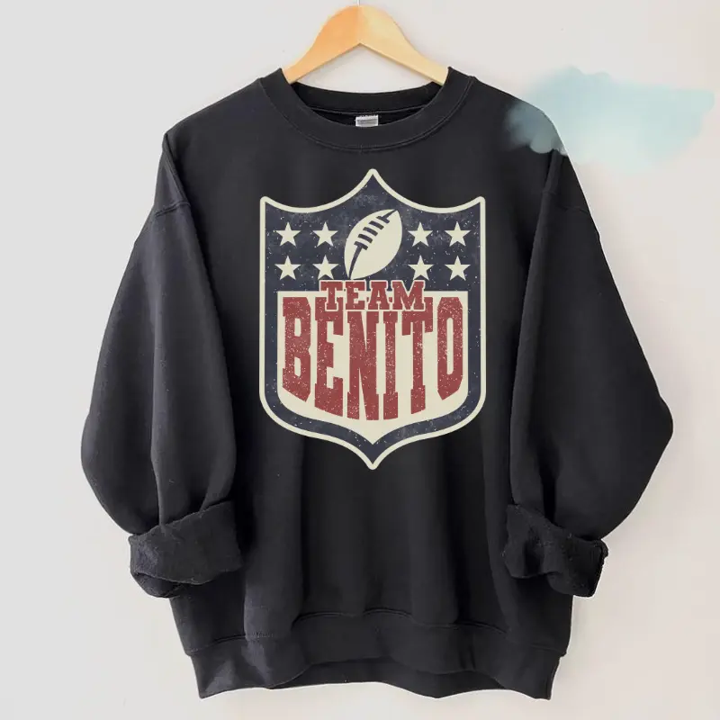 Benito Bowl Sweatshirt, Benito Bunny Football Sweatshirt, Bad Benito Sweatshirt, Puerto Rico Flag 2026 Sweatshirt, Football Gifts, Gift For Fan 1