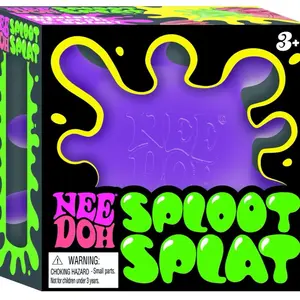 Schylling NeeDoh Sploot Splat - Squishy, Stress-Relieving Plaything for Kids, Anxiety Relief Toy, purple color
