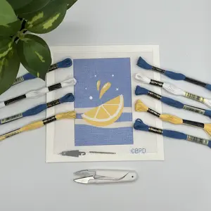 Lemon Wedge Needlepoint kit