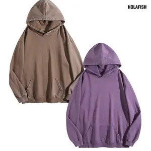 2PC Acid Wash Hoodies Casual Crewneck Long Sleeve Pullover Tops for Daily Comfort and Streetwear Outfit Matching Women's Fall V-Neck Crop Top Plus Size Bear Print T-shirt Cute RE01 Work Top Round Neck Long Sleeve Top Menswear Thought Style Fabric