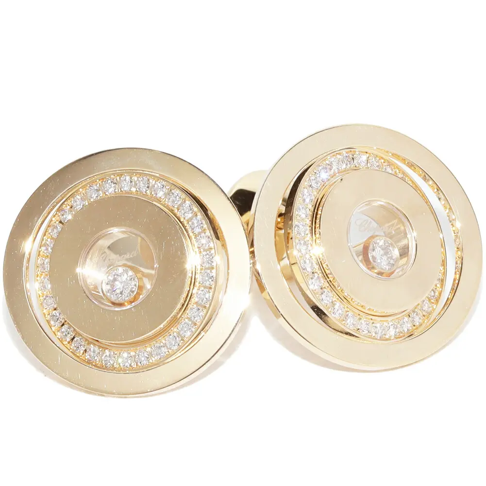 Chopard Happy Spirit Au750 Diamond Earrings