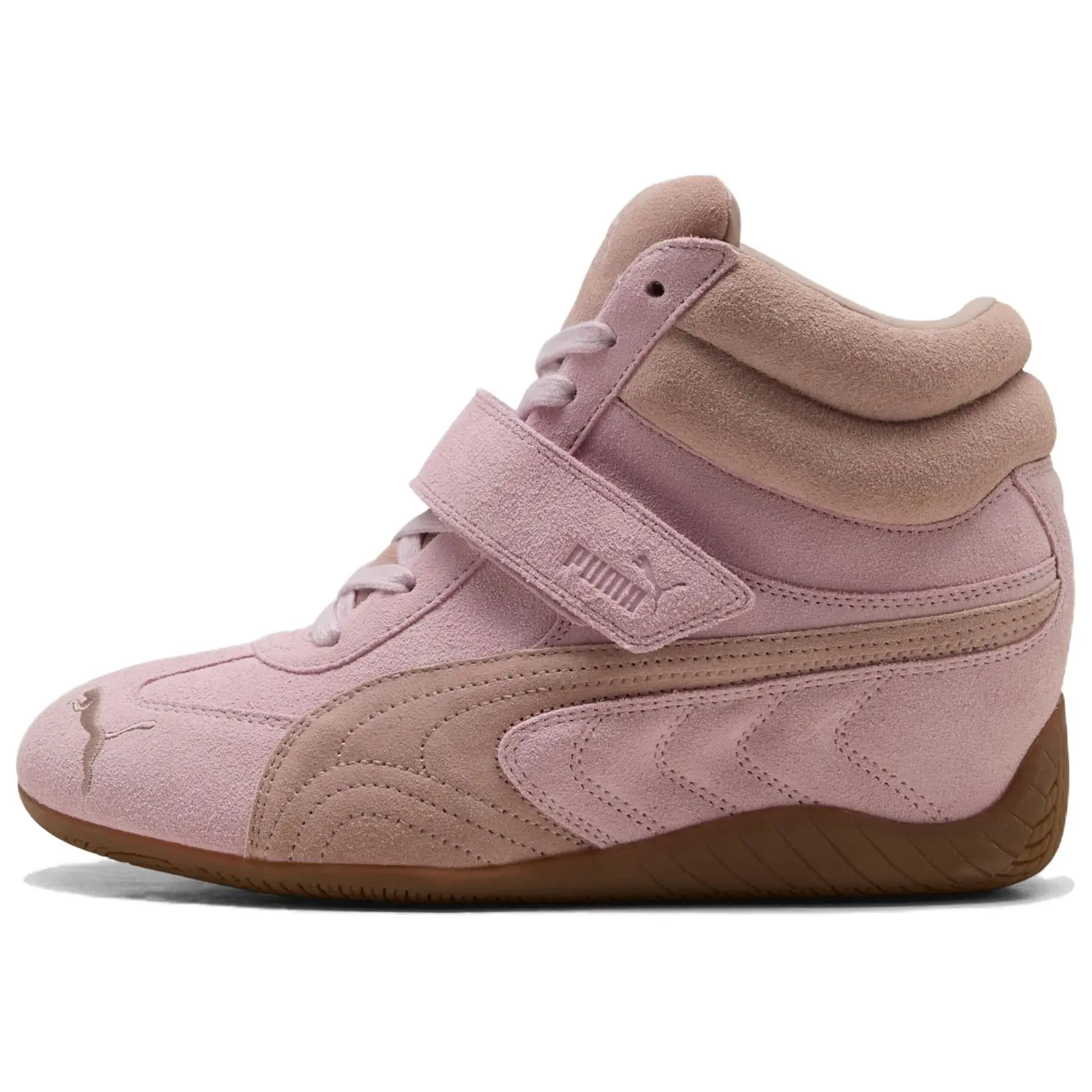 Puma Shoes for Women - Speedcat Wedge Pumas in Rose Mauve, Lightweight Trainers for Casual Wear, US W 6 (Runs Small), Standard Us Sizes