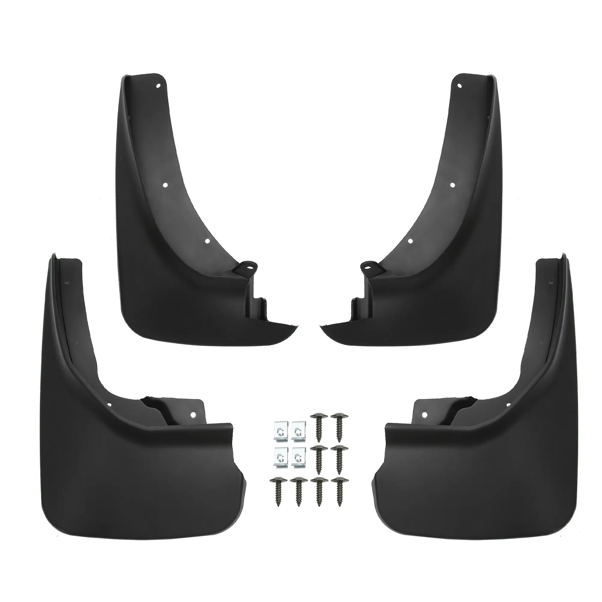 Mud Flaps Kit Compatible for Ford Explorer 2011-2019, Quality Plastic Front and Rear Splash Guards