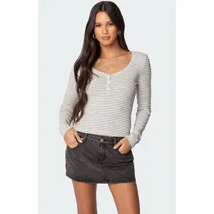 Edikted Women's Jocelyn Striped Top