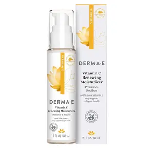 Derma E Vitamin C Renewing Moisturizer - Brightening & Hydrating Facial Skin Cream - Anti-Aging Day Cream, 2 oz Skincare