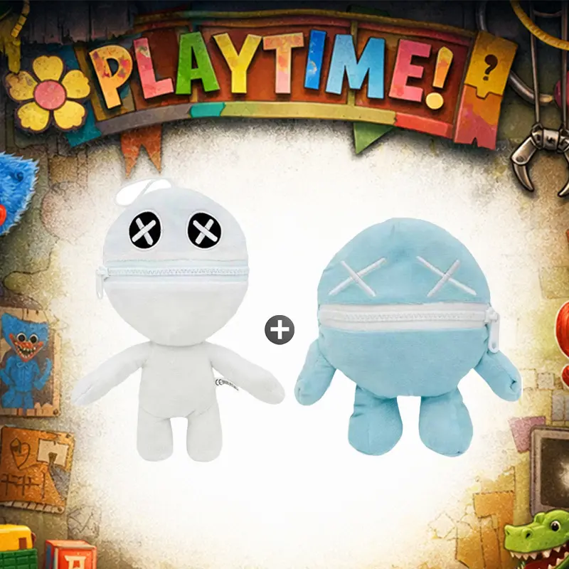 Blue and White Flip Poppy (25cm, 80g)