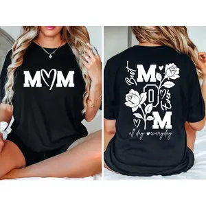 Double-Sided Print!Oversized Mom Tee - Cool Mom Club, Great Mother’s Day Gift, Comfortable for Road Trips.# CoolMom# MomGift# TravelTee# TikTokShop.# TikTokFinds.