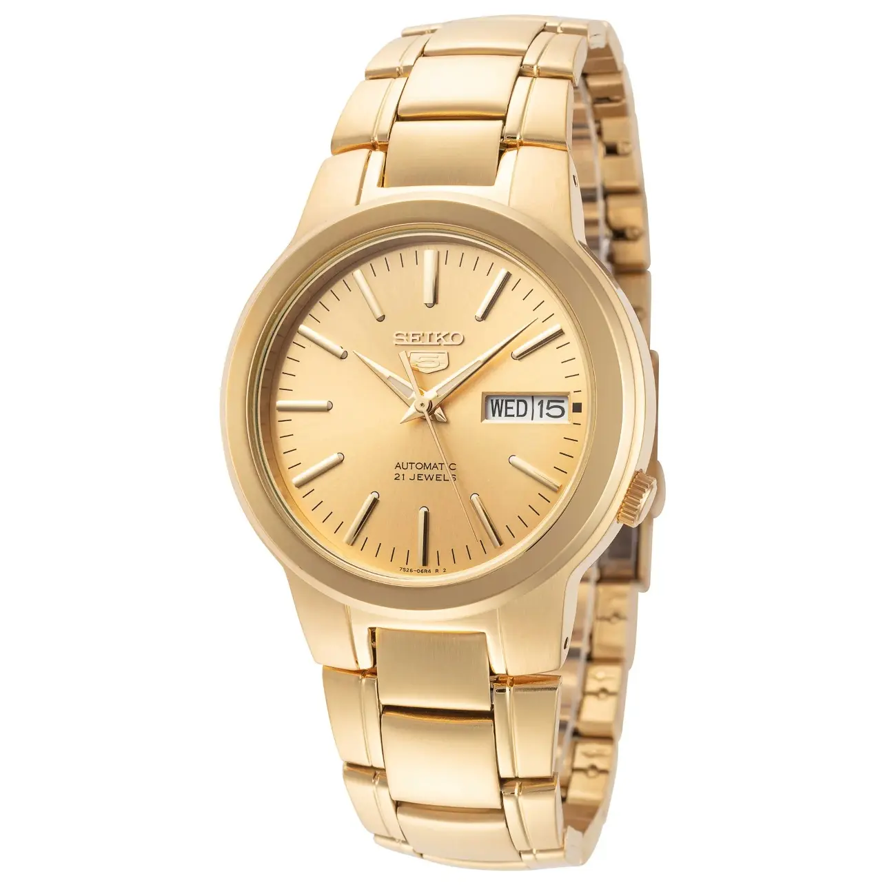 Seiko Series 5 Automatic Gold-Tone Mens Watch SNKA10 SNKA10K1
