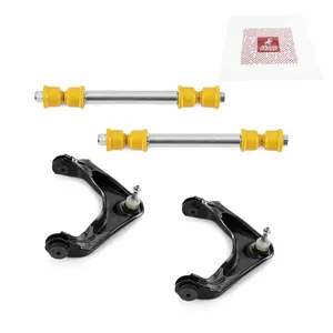 4 PC Front Upper Control Arm and Front Stabilizer Bar Link Kit GDX  97438MT