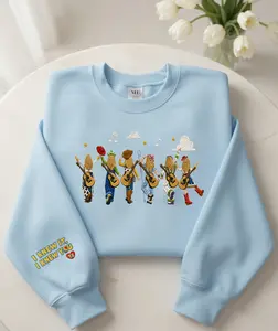 Cute Taystory Embroidered Sweatshirt | Cartoon Tee Gift for Fans